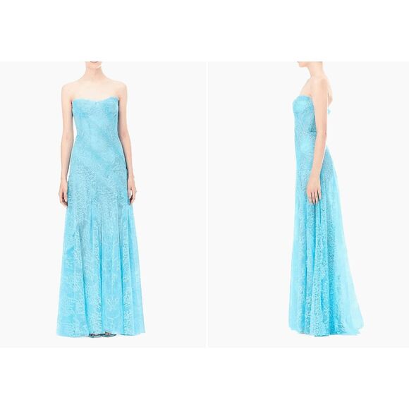 Honayda Lace Strapless Maxi Dress SIZE 40(US6) $2895 - Picture 1 of 10